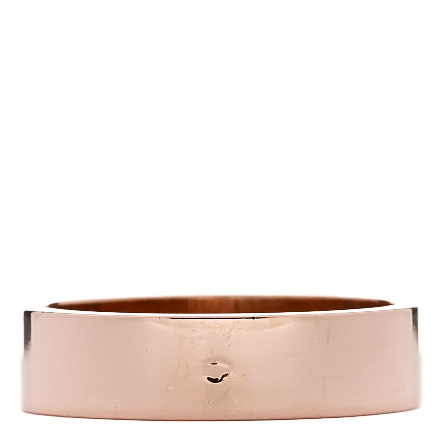 Hermes 18K Rose Gold Diamond PM Kelly Ring 53 6.5 3 of 5
