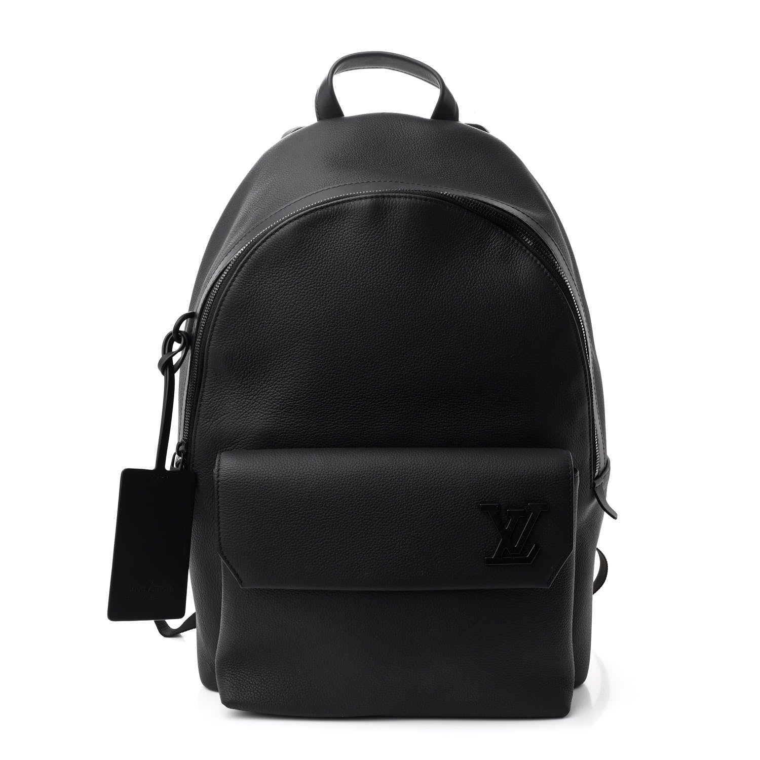 Louis Vuitton Grained Calfskin Aerogram Takeoff Backpack Black 1 of 9