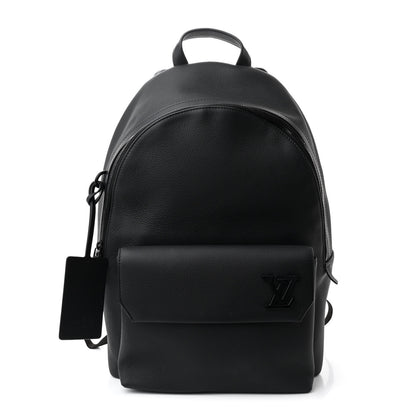 Louis Vuitton Grained Calfskin Aerogram Takeoff Backpack Black 1 of 9