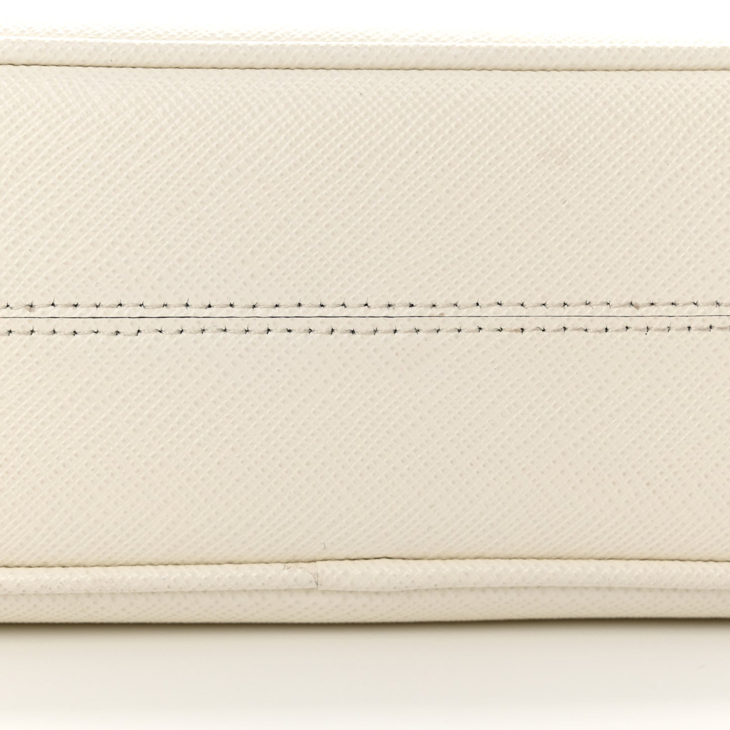 Saffiano Lux Mini Re-Edition Shoulder Bag White