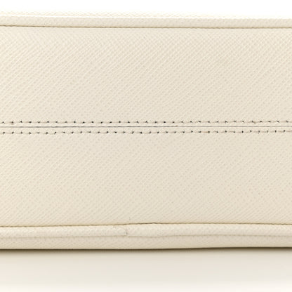 Prada Saffiano Lux Mini Re-Edition Shoulder Bag White 11 of 13