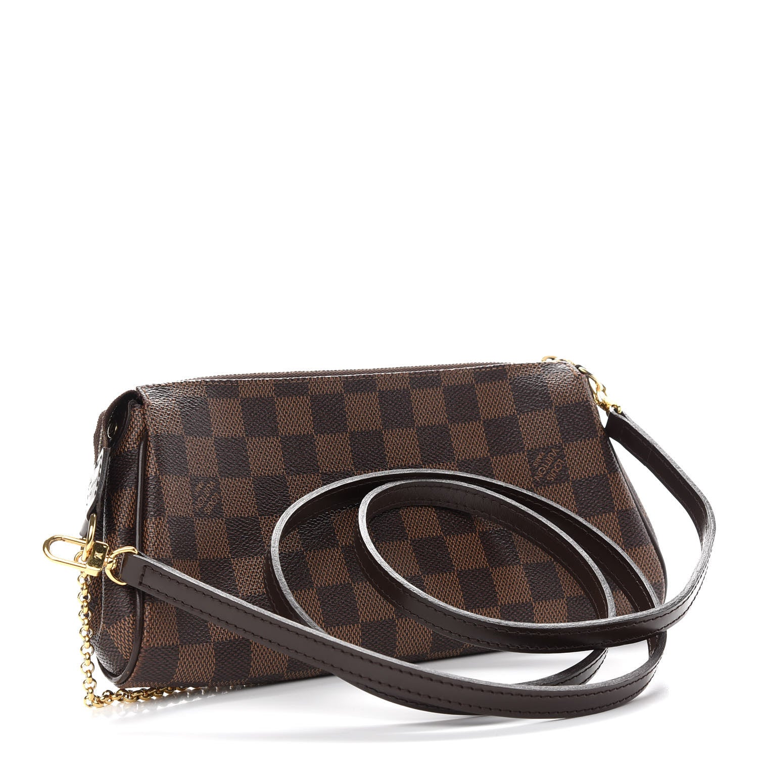 Louis Vuitton Damier Ebene Eva Clutch 3 of 8