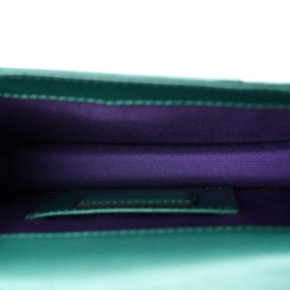 Bulgari Calfskin Small Serpenti Forever Snake Strap Crossbody Bag Emerald Green 4 of 8