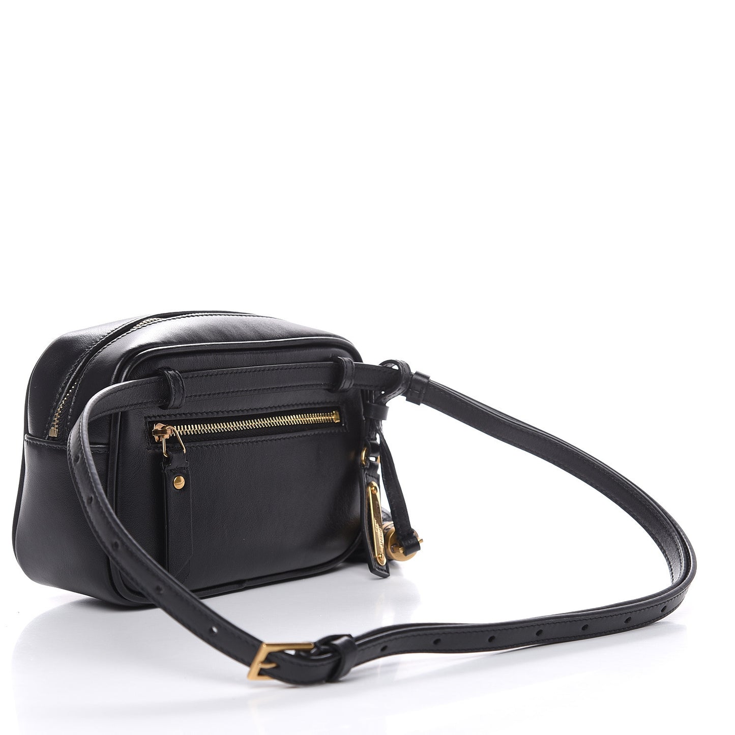 Calfskin Matelasse Monogram Lou Belt Bag Black