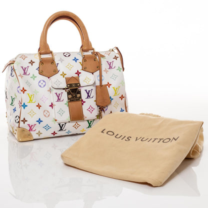 Louis Vuitton Monogram Multicolor Speedy 30 White 12 of 12
