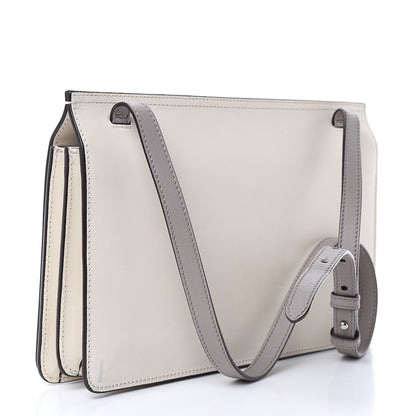 Gucci Calfskin Lady Bamboo Shoulder Bag White 3 of 12