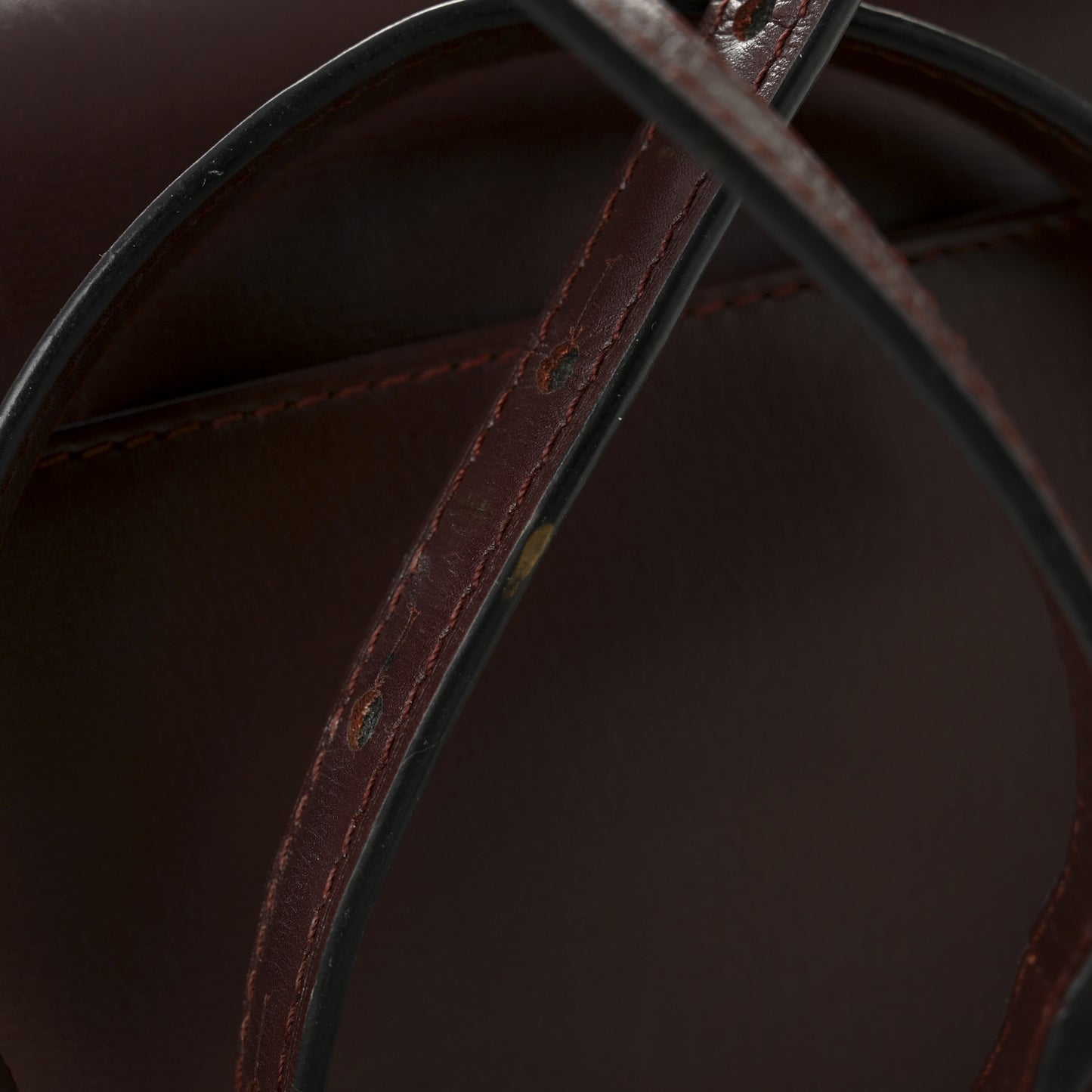 Calfskin Medium Barcelona Shoulder Bag Dark Red