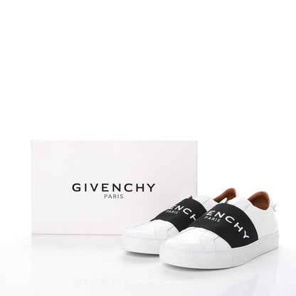 Givenchy Calfskin Band Logo Mens Urban Street Sneakers 41 White Black 12 of 12