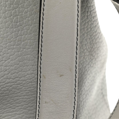 Proenza Schouler Pebbled Calfskin Small PS Courier Backpack Heather Grey 11 of 13