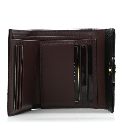Chanel Caviar Quilted Compact Flap Wallet Black 5 of 9