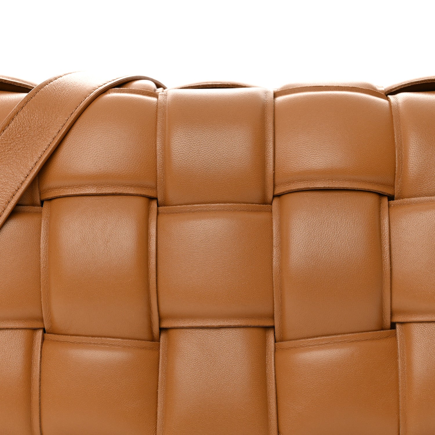 Bottega Veneta Nappa Maxi Intreccio Padded Cassette Crossbody Bag Caramel 7 of 9
