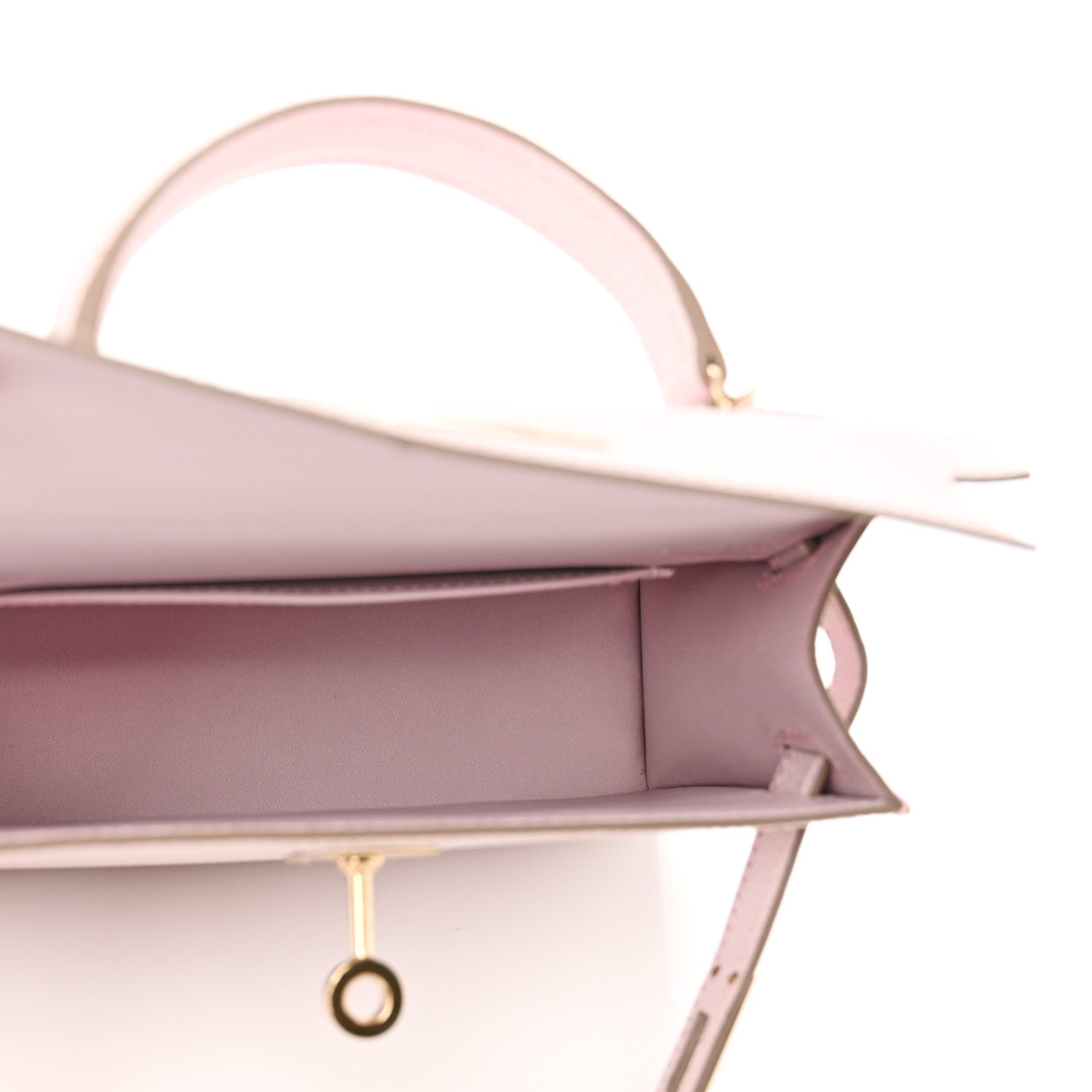 Hermes Epsom Horseshoe Mini Kelly Sellier 20 Mauve Pale 5 of 11
