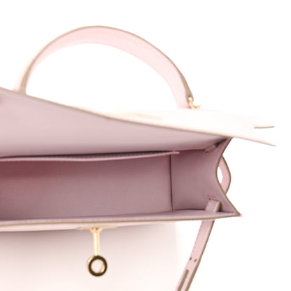 Hermes Epsom Horseshoe Mini Kelly Sellier 20 Mauve Pale 5 of 11