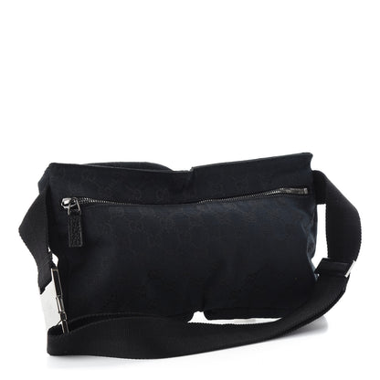 Gucci GG Monogram Double Pocket Belt Bag Black 3 of 8