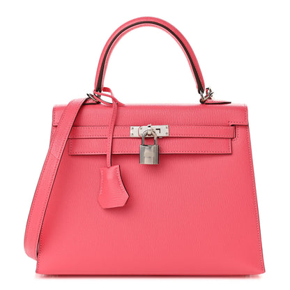 Hermes Chevre Kelly Sellier 25 Rose Lipstick 1 of 10