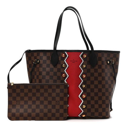 Louis Vuitton Damier Ebene Karakoram Neverfull MM 1 of 14