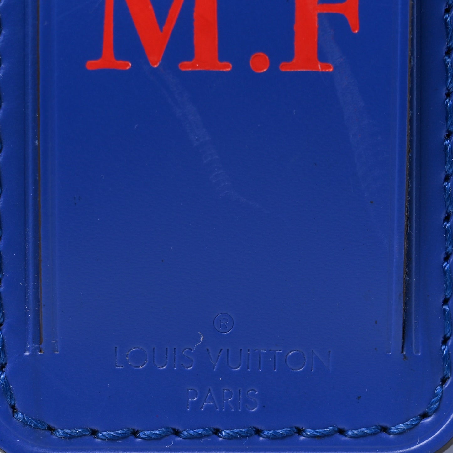 Knit Monogram Horizon Soft 55 Suitcase Blue