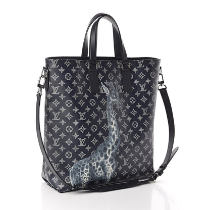 Louis Vuitton Savane Monogram Chapman Atlas Tote Ink 3 of 9