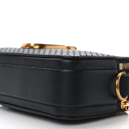 Marc Jacobs Perforated Calfskin Small Snapshot Camera Bag Black 11 of 11