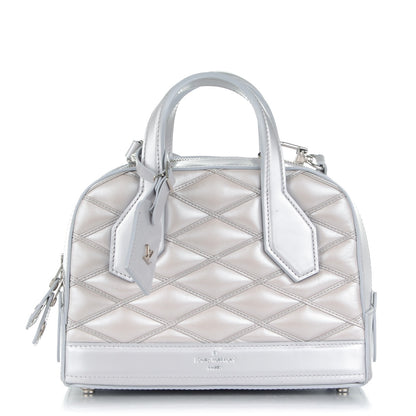 Louis Vuitton Lambskin Malletage Mini Dora Silver 1 of 9