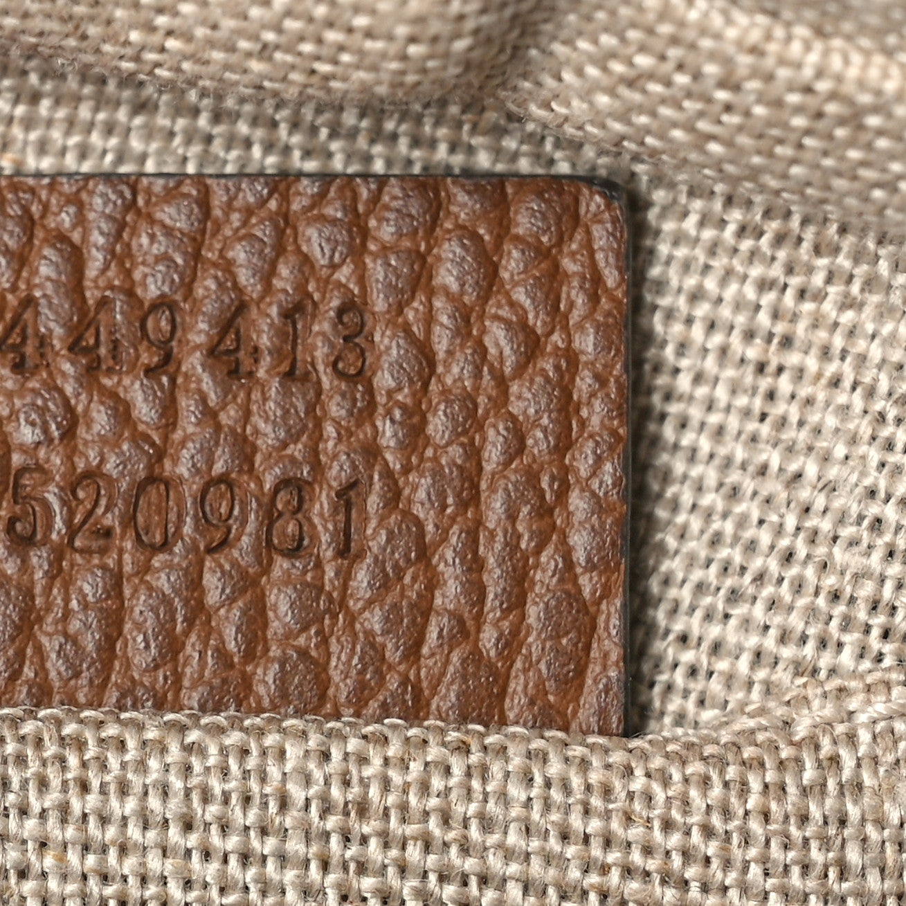 Monogram Mini Bree Messenger Bag Beige Tabacco