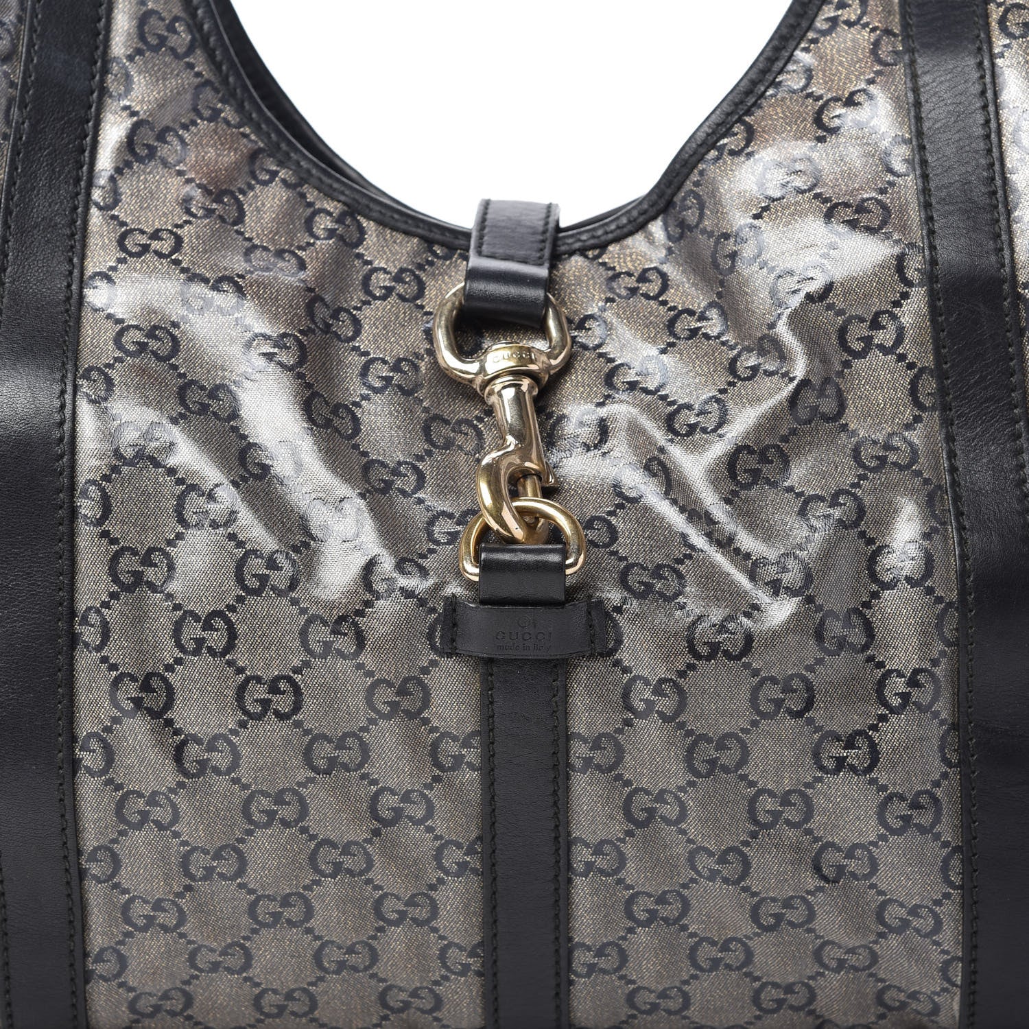 Gucci Crystal Monogram Medium Joy Shoulder Bag Black 10 of 16