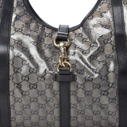 Gucci Crystal Monogram Medium Joy Shoulder Bag Black 10 of 16