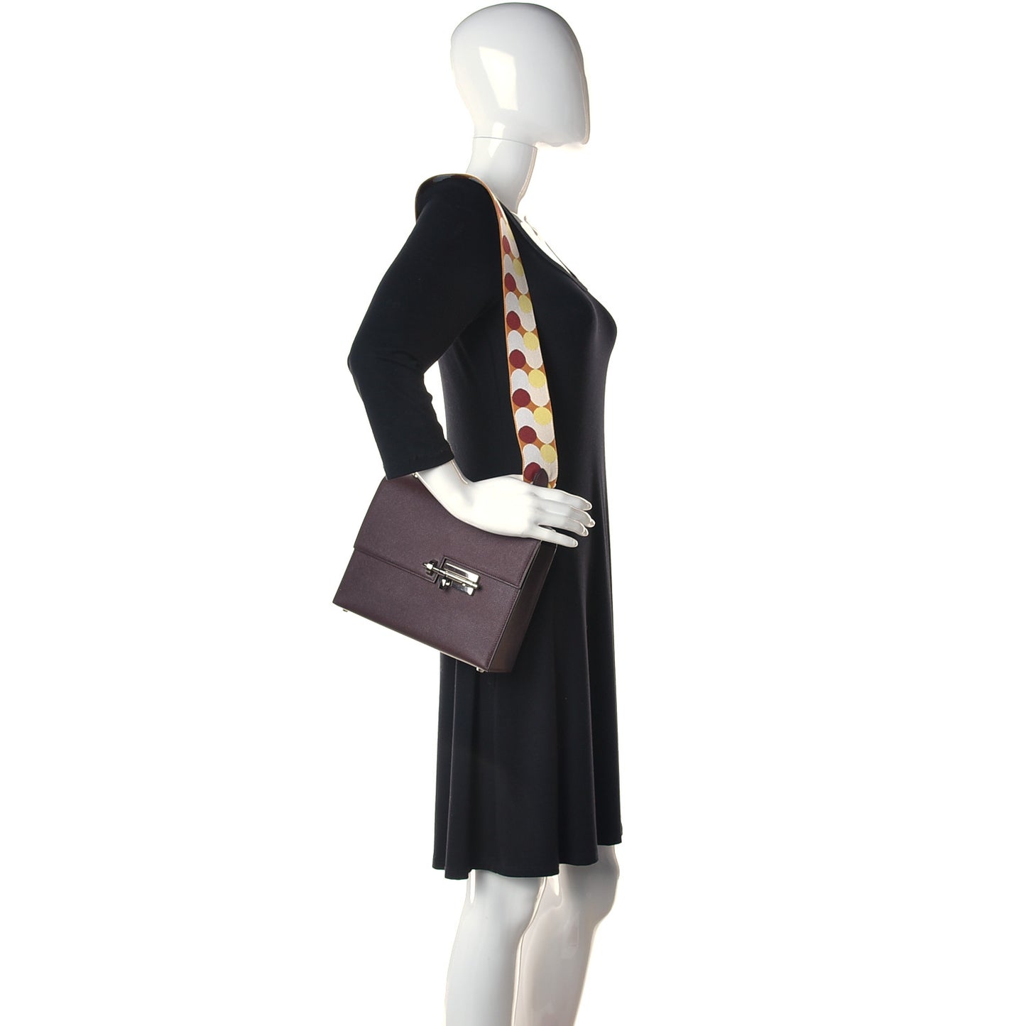 Epsom Verrou 21 Large Strap Bordeaux