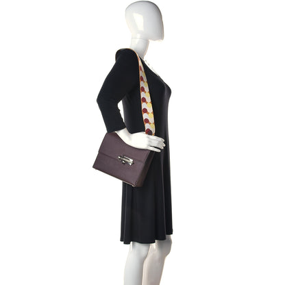 Hermes Epsom Verrou 21 Large Strap Bordeaux 2 of 11