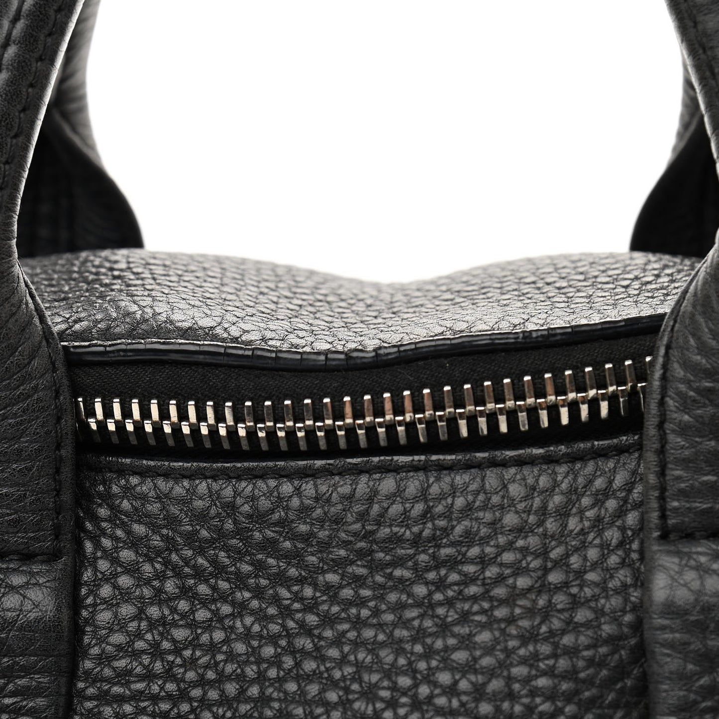 Pebbled Lambskin Mini Rockie Black Gold Hardware