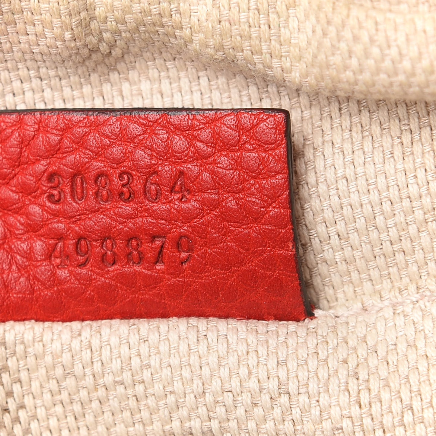 Pebbled Calfskin Small Soho Disco Bag Tabasco Red