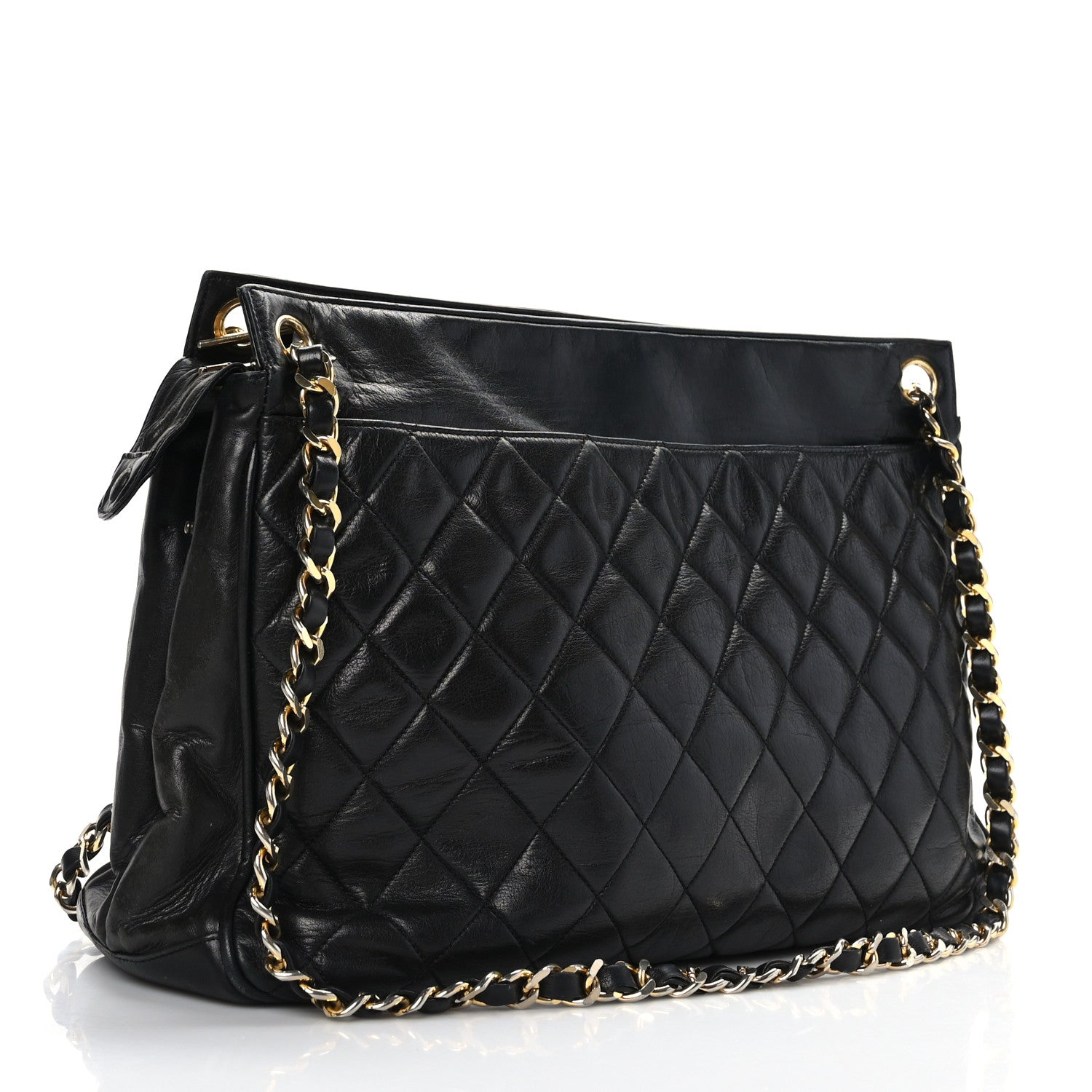 Chanel Lambskin Quilted Shoulder Bag Black 2 of 11