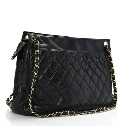 Chanel Lambskin Quilted Shoulder Bag Black 2 of 11