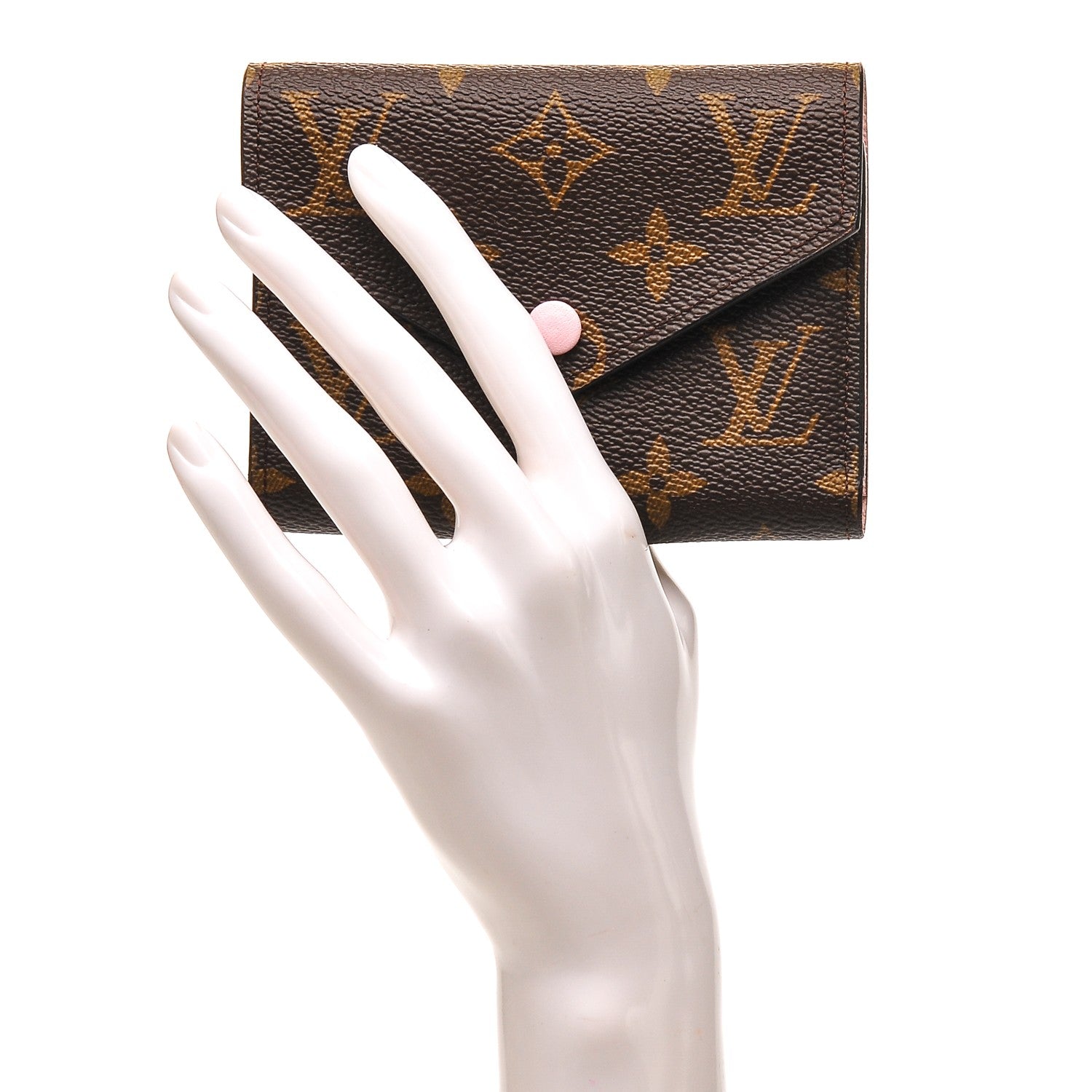 Louis Vuitton Monogram Victorine Wallet Rose Ballerine 2 of 6