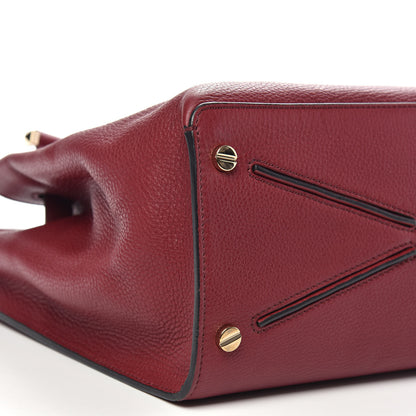Valentino Garavani Pebbled Calfskin Large JoyLock Satchel Camelia 9 of 12