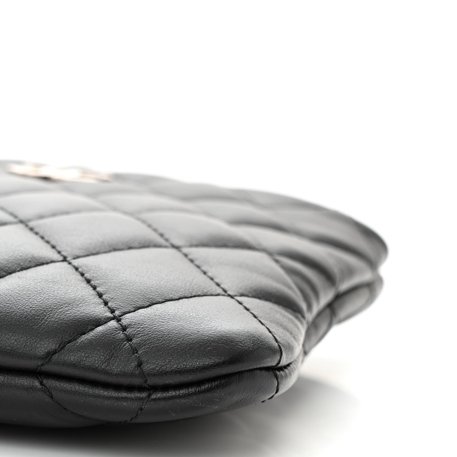 Chanel Lambskin Quilted Crossbody Bag Black 10 of 10