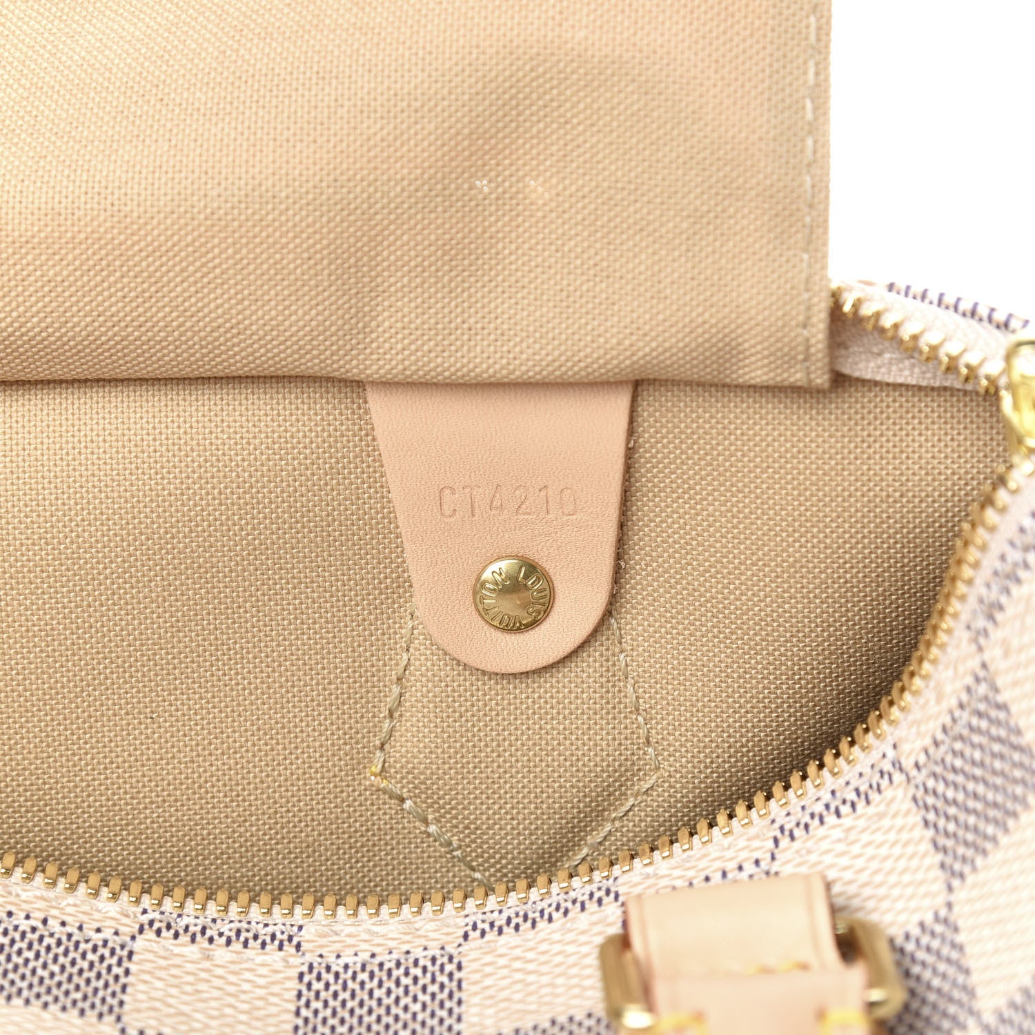 Louis Vuitton Damier Azur Speedy Bandouliere 25 7 of 9