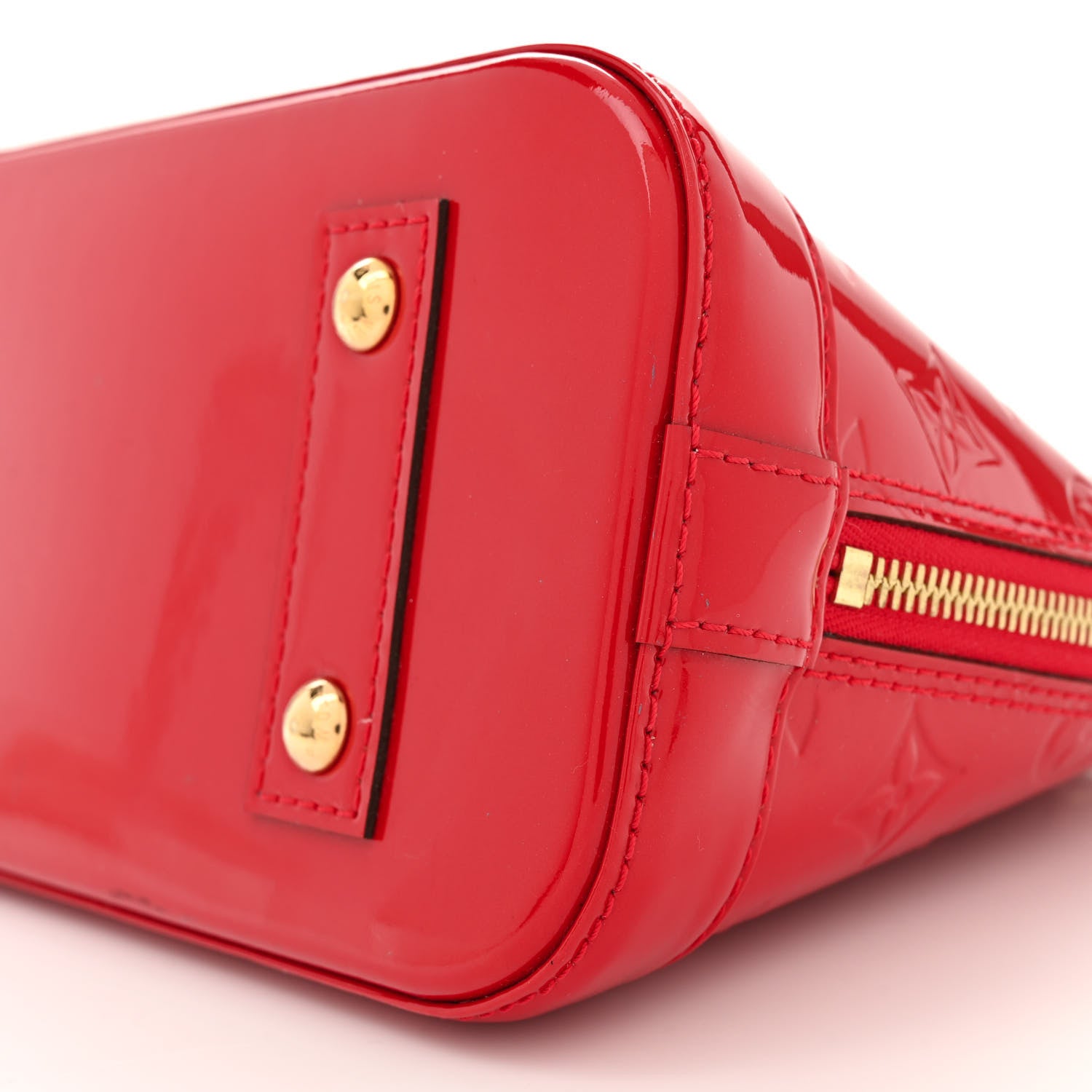 Louis Vuitton Vernis Alma BB Cherry 10 of 11