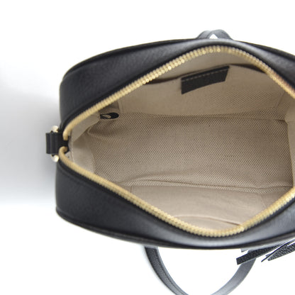 Gucci Pebbled Calfskin Small Soho Disco Bag Black 4 of 9