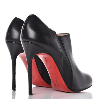 Christian Louboutin Calfskin Lastoto 110 Ankle Boots 37.5 Black 4 of 13