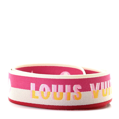 Louis Vuitton Jacquard Speedy Bandouliere 20 Shoulder Strap Fuchsia 2 of 3