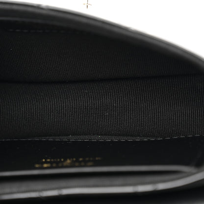Chanel Patent Calfskin Quilted Mini Clutch Black 5 of 10
