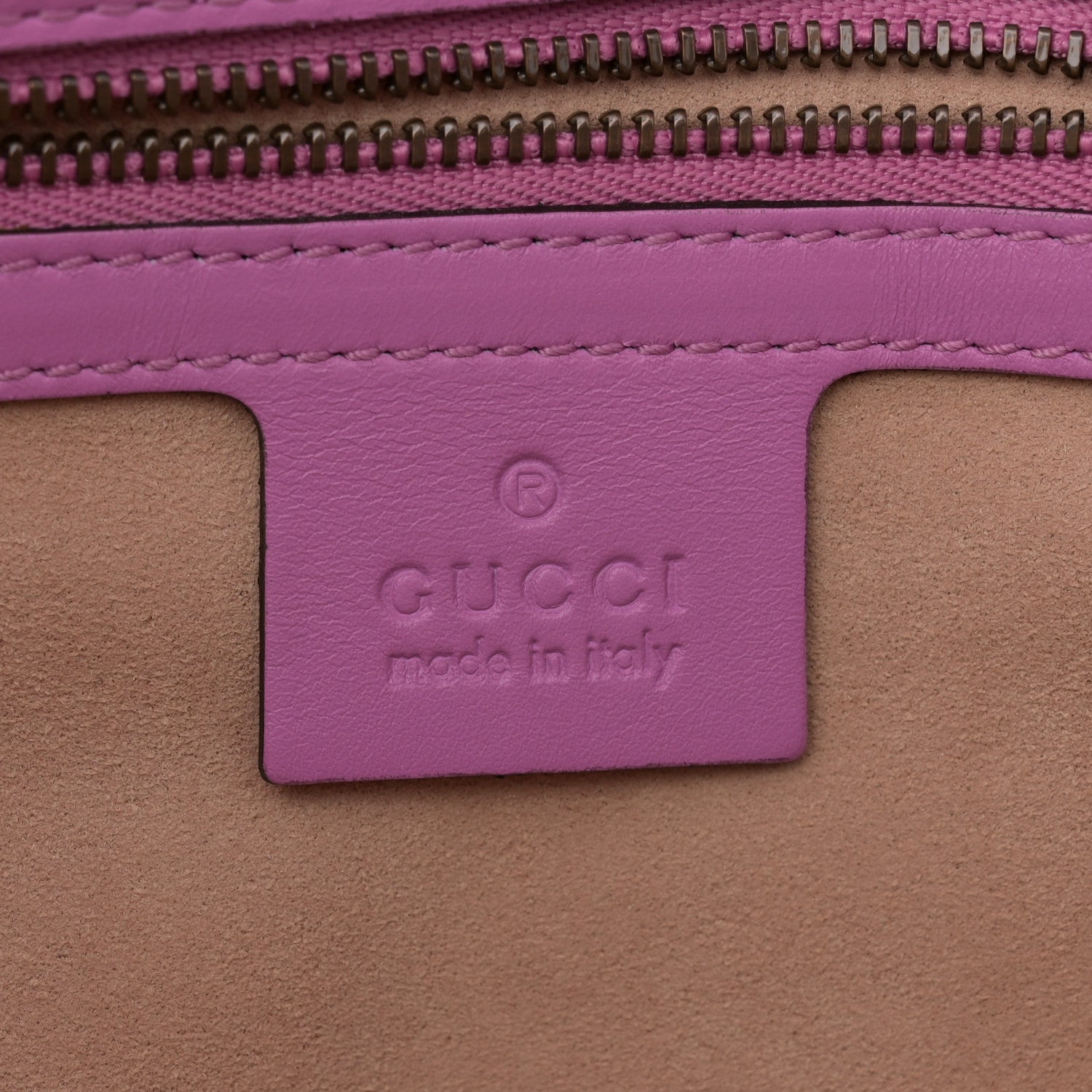 Gucci Calfskin Matelasse Medium GG Marmont Shoulder Bag Candy Mousse 6 of 11