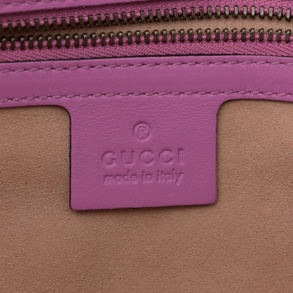 Gucci Calfskin Matelasse Medium GG Marmont Shoulder Bag Candy Mousse 6 of 11