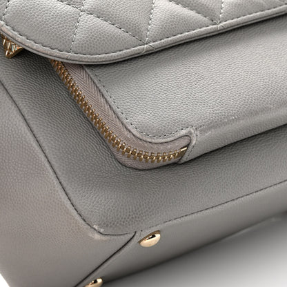 Chanel Caviar Quilted Large Business Affinity Flap Grey 15 of 16