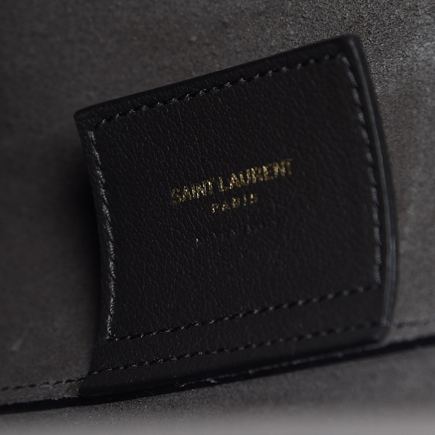 Calfskin Large Shopping Tote Coal