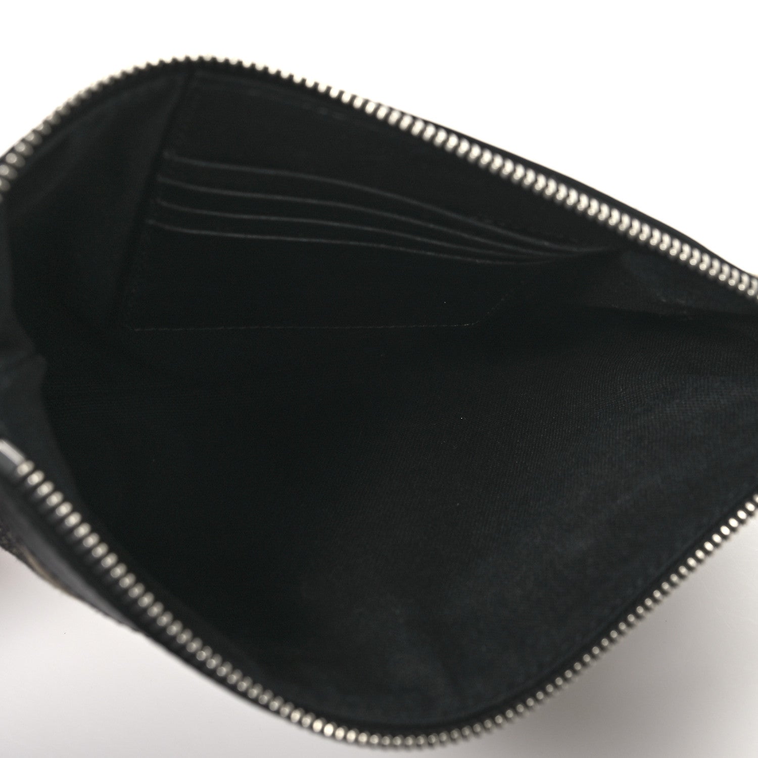 Burberry Mega Check Peyton Crossbody Clutch Bag Black 5 of 10