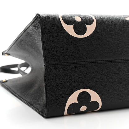 Louis Vuitton Empreinte Monogram Giant Onthego GM Black Beige 8 of 15