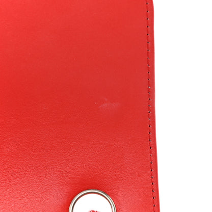 Chanel Patent Calfskin Quilted Bi-Color Mini Rectangular Flap Red Black 12 of 12