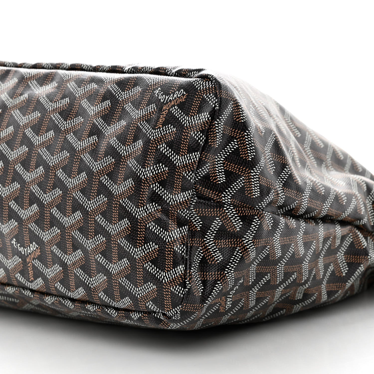 Goyard Goyardine Boheme Hobo Black Gold 11 of 12